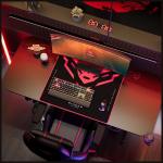 Birou de gaming Diablo Chairs X-Mate 1600, 160 x 75  x 75 cm, Sarcina maxima 80kg, Suport casti, Negru 8 - lerato.ro