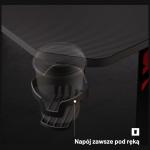 Birou de gaming Diablo Chairs X-Mate 1600, 160 x 75  x 75 cm, Sarcina maxima 80kg, Suport casti, Negru 10 - lerato.ro