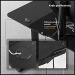 Birou electric Diablo Chairs X-Tensio 1400, 140 x 60  x 117 cm, Sarcina maxima 80kg, Inaltime ajustabila, Suport casti, Negru 17 - lerato.ro