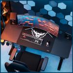 Birou electric Diablo Chairs X-Tensio 1400, 140 x 60  x 117 cm, Sarcina maxima 80kg, Inaltime ajustabila, Suport casti, Negru 10 - lerato.ro