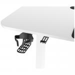 Birou electric Diablo Chairs X-Tensio 1600, 160 x 60  x 117 cm, Sarcina maxima 80kg, Inaltime ajustabila, Suport casti, Alb 4 - lerato.ro