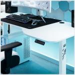 Birou electric Diablo Chairs X-Tensio 1600, 160 x 60  x 117 cm, Sarcina maxima 80kg, Inaltime ajustabila, Suport casti, Alb 22 - lerato.ro