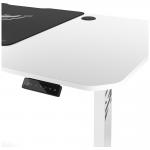 Birou electric Diablo Chairs X-Tensio 1600, 160 x 60  x 117 cm, Sarcina maxima 80kg, Inaltime ajustabila, Suport casti, Alb 5 - lerato.ro