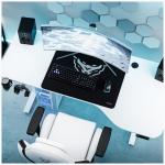 Birou electric Diablo Chairs X-Tensio 1600, 160 x 60  x 117 cm, Sarcina maxima 80kg, Inaltime ajustabila, Suport casti, Alb 10 - lerato.ro