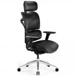 Scaun ergonomic Diablo Chairs V-Commander, Recliner, Suport Lombar / Cervical, Ajustabil, Negru 3 - lerato.ro