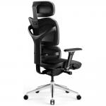 Scaun ergonomic Diablo Chairs V-Commander, Recliner, Suport Lombar / Cervical, Ajustabil, Negru 4 - lerato.ro