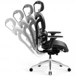 Scaun ergonomic Diablo Chairs V-Commander, Recliner, Suport Lombar / Cervical, Ajustabil, Negru 7 - lerato.ro