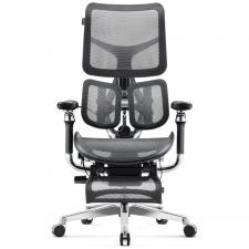 Scaun ergonomic Diablo Chairs V-Kinetic, Recliner, Suport Lombar / Cervical, Ajustabil, Negru