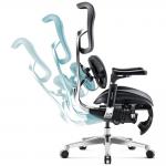 Scaun ergonomic Diablo Chairs V-Kinetic, Recliner, Suport Lombar / Cervical, Ajustabil, Negru 8 - lerato.ro
