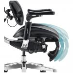 Scaun ergonomic Diablo Chairs V-Kinetic, Recliner, Suport Lombar / Cervical, Ajustabil, Negru 10 - lerato.ro