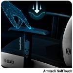 Scaun de gaming Diablo Chairs X-Gamer 2.0, Normal Size, Recliner, Suport Lombar / Cervical, Ergonomic, Ajustabil, Alb / Negru 16 - lerato.ro