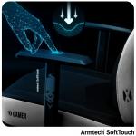 Scaun de gaming Diablo Chairs X-Gamer 2.0, Normal Size, Recliner, Suport Lombar / Cervical, Ergonomic, Ajustabil, Alb / Negru 11 - lerato.ro