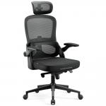 Scaun ergonomic Diablo Chairs V-Light, Recliner, Suport Lombar / Cervical, Ajustabil, Negru 3 - lerato.ro
