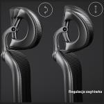 Scaun ergonomic Diablo Chairs V-Light, Recliner, Suport Lombar / Cervical, Ajustabil, Negru 14 - lerato.ro