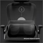Scaun ergonomic Diablo Chairs V-Light, Recliner, Suport Lombar / Cervical, Ajustabil, Negru 16 - lerato.ro