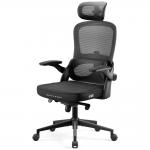 Scaun ergonomic Diablo Chairs V-Light, Recliner, Suport Lombar / Cervical, Ajustabil, Negru 4 - lerato.ro