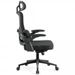Scaun ergonomic Diablo Chairs V-Light, Recliner, Suport Lombar / Cervical, Ajustabil, Negru 6 - lerato.ro