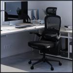Scaun ergonomic Diablo Chairs V-Light, Recliner, Suport Lombar / Cervical, Ajustabil, Negru 7 - lerato.ro