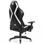 Scaun de gaming Diablo Chairs X-Player 2.0, Normal Size, Recliner, Suport Lombar / Cervical, Ergonomic, Ajustabil, Negru / Alb 5 - lerato.ro