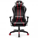 Scaun de gaming Diablo Chairs X-One 2.0, King Size, Recliner, Suport Lombar / Cervical, Ergonomic, Ajustabil, Negru / Rosu 2 - lerato.ro