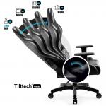 Scaun de gaming Diablo Chairs X-One 2.0, Normal Size, Recliner, Suport Lombar / Cervical, Ergonomic, Ajustabil, Negru 8 - lerato.ro