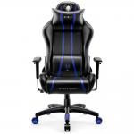 Scaun de gaming Diablo Chairs X-One 2.0, Normal Size, Recliner, Suport Lombar / Cervical, Ergonomic, Ajustabil, Negru / Albastru 2 - lerato.ro