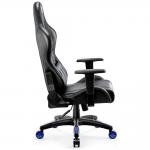 Scaun de gaming Diablo Chairs X-One 2.0, Normal Size, Recliner, Suport Lombar / Cervical, Ergonomic, Ajustabil, Negru / Albastru 5 - lerato.ro