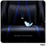 Scaun de gaming Diablo Chairs X-One 2.0, Normal Size, Recliner, Suport Lombar / Cervical, Ergonomic, Ajustabil, Negru / Albastru 10 - lerato.ro