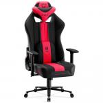Scaun de gaming Diablo Chairs X-Player 2.0, King Size, Recliner, Suport Lombar / Cervical, Ergonomic, Ajustabil, Negru / Rosu 3 - lerato.ro