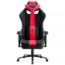 Scaun de gaming Diablo Chairs X-Player 2.0, King Size, Recliner, Suport Lombar / Cervical, Ergonomic, Ajustabil, Negru / Rosu
