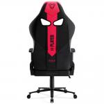Scaun de gaming Diablo Chairs X-Player 2.0, King Size, Recliner, Suport Lombar / Cervical, Ergonomic, Ajustabil, Negru / Rosu 4 - lerato.ro