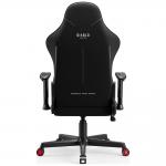 Scaun de gaming Diablo Chairs X-Starter, Recliner, Suport Lombar / Cervical, Ergonomic, Ajustabil, Negru / Rosu 3 - lerato.ro