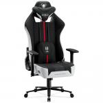 Scaun de gaming Diablo Chairs X-Player 2.0, King Size, Recliner, Ergonomic, Ajustabil, Negru / Alb 3 - lerato.ro