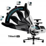 Scaun de gaming Diablo Chairs X-Player 2.0, King Size, Recliner, Ergonomic, Ajustabil, Negru / Alb 8 - lerato.ro