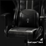 Scaun de gaming Diablo Chairs X-Ray 2.0, King Size, Recliner, Suport Lombar / Cervical, Ergonomic, Ajustabil, Negru / Gri 8 - lerato.ro