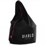 Fotoliu tip puf Diablo Chairs, Tesatura Cordura, 100 x 110 x 110 cm, Negru 2 - lerato.ro