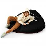 Fotoliu tip puf Diablo Chairs, Tesatura Cordura, 100 x 110 x 110 cm, Negru 7 - lerato.ro