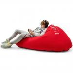 Fotoliu tip puf Diablo Chairs, Tesatura Cordura, 100 x 110 x 110 cm, Rosu 7 - lerato.ro