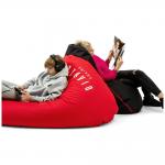 Fotoliu tip puf Diablo Chairs, Tesatura Cordura, 100 x 110 x 110 cm, Rosu 9 - lerato.ro