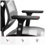 Scaun ergonomic Diablo Chairs V-Basic, Recliner, Suport Lombar / Cervical, Ajustabil, Negru / Gri 7 - lerato.ro