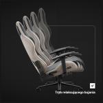 Scaun de gaming Diablo Chairs X-Horn 2.0, Normal Size, Recliner, Suport Lombar / Cervical, Ergonomic, Ajustabil, Black / Camel 12 - lerato.ro