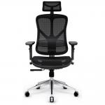 Scaun ergonomic Diablo Chairs V-Basic, Recliner, Suport Lombar / Cervical, Ajustabil, Negru 2 - lerato.ro