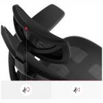 Scaun ergonomic Diablo Chairs V-Basic, Recliner, Suport Lombar / Cervical, Ajustabil, Negru 5 - lerato.ro