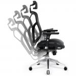Scaun ergonomic Diablo Chairs V-Basic, Recliner, Suport Lombar / Cervical, Ajustabil, Negru 9 - lerato.ro