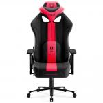 Scaun de gaming Diablo Chairs X-Player 2.0, King Size, Recliner, Suport Lombar / Cervical, Ergonomic, Ajustabil, Crimson Red 2 - lerato.ro