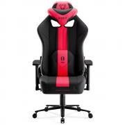 Scaun de gaming Diablo Chairs X-Player 2.0, King Size, Recliner, Suport Lombar / Cervical, Ergonomic, Ajustabil, Crimson Red
