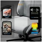 Scaun de gaming Diablo Chairs X-One PRIME, Normal Size, Recliner, Suport Lombar / Cervical, Ergonomic, Ajustabil, Gri 10 - lerato.ro