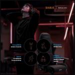 Scaun de gaming Diablo Chairs X-One PRIME, Normal Size, Recliner, Suport Lombar / Cervical, Ergonomic, Ajustabil, Negru 13 - lerato.ro