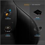 Scaun de gaming Diablo Chairs X-One PRIME, Normal Size, Recliner, Suport Lombar / Cervical, Ergonomic, Ajustabil, Negru 11 - lerato.ro