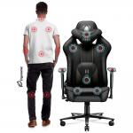 Scaun de gaming Diablo Chairs X-Player 2.0, King Size, Recliner, Suport Lombar / Cervical, Ergonomic, Ajustabil, Negru 4 - lerato.ro